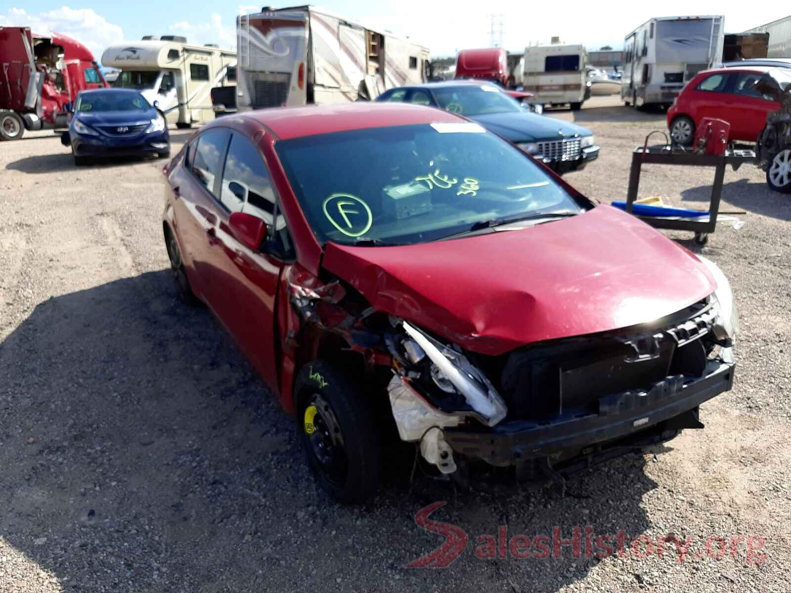 KNAFX4A61G5450315 2016 KIA FORTE