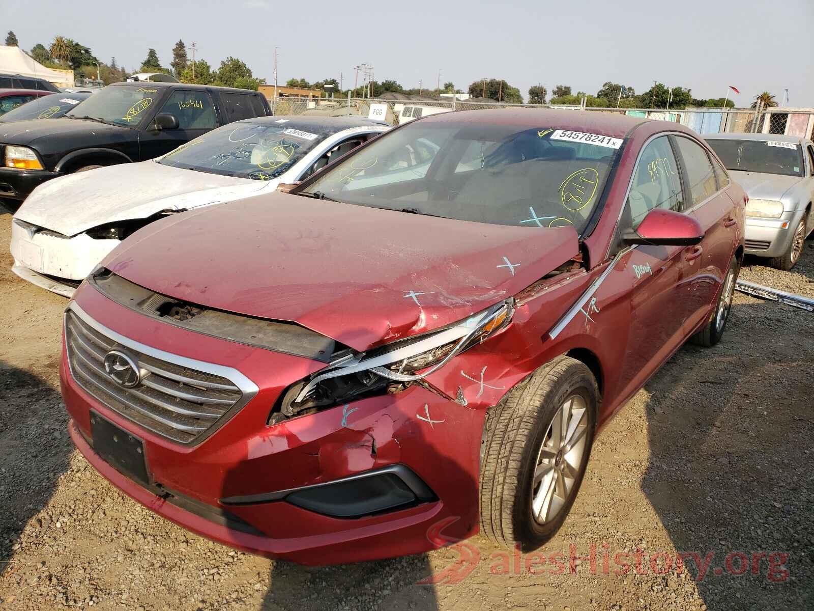 5NPE24AF5GH319885 2016 HYUNDAI SONATA