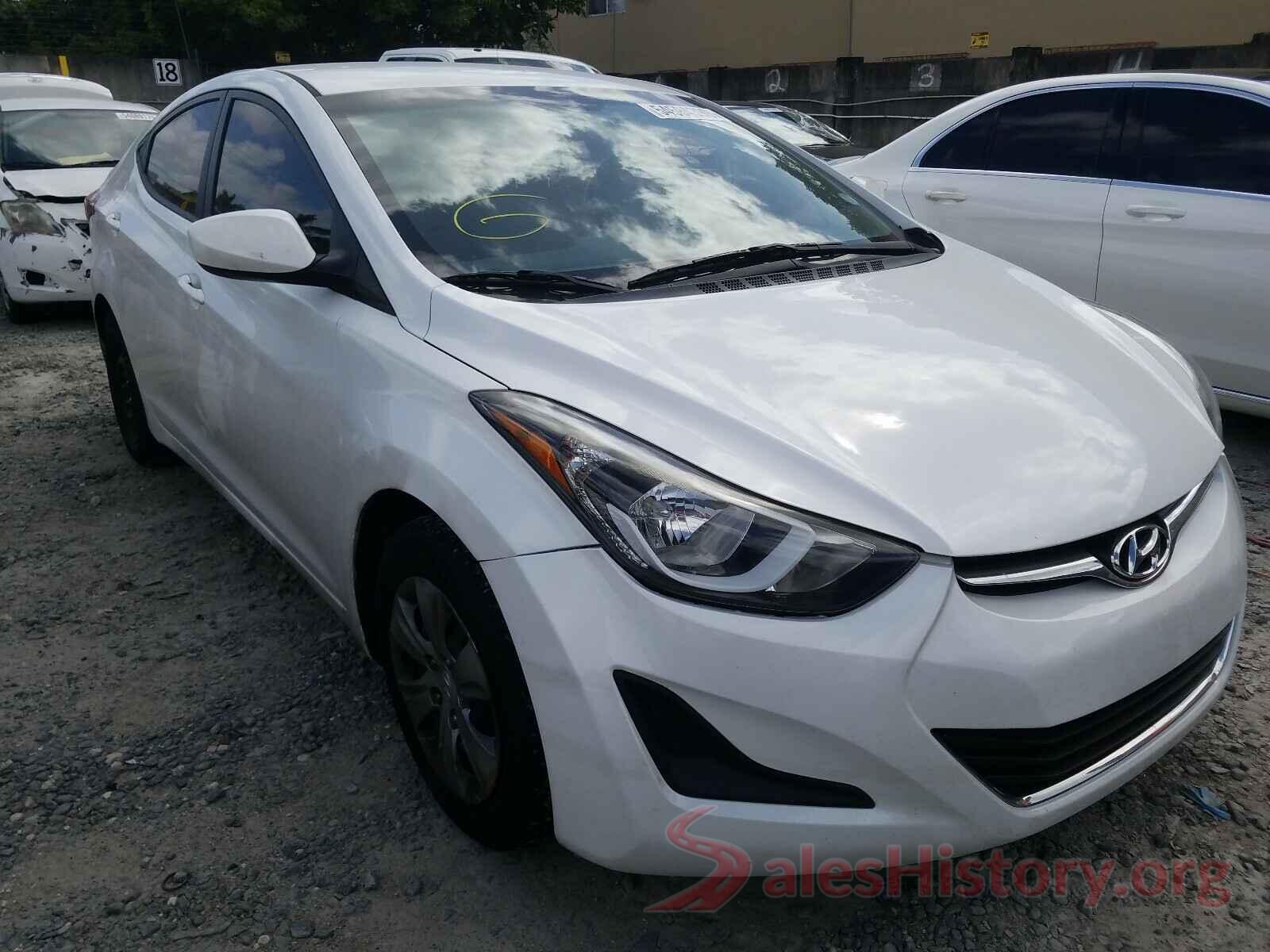 5NPDH4AE5GH770901 2016 HYUNDAI ELANTRA