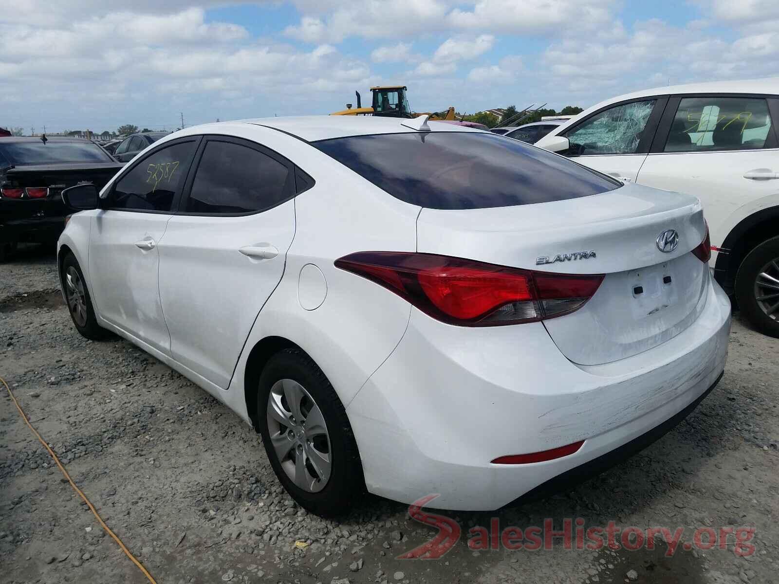 5NPDH4AE5GH770901 2016 HYUNDAI ELANTRA