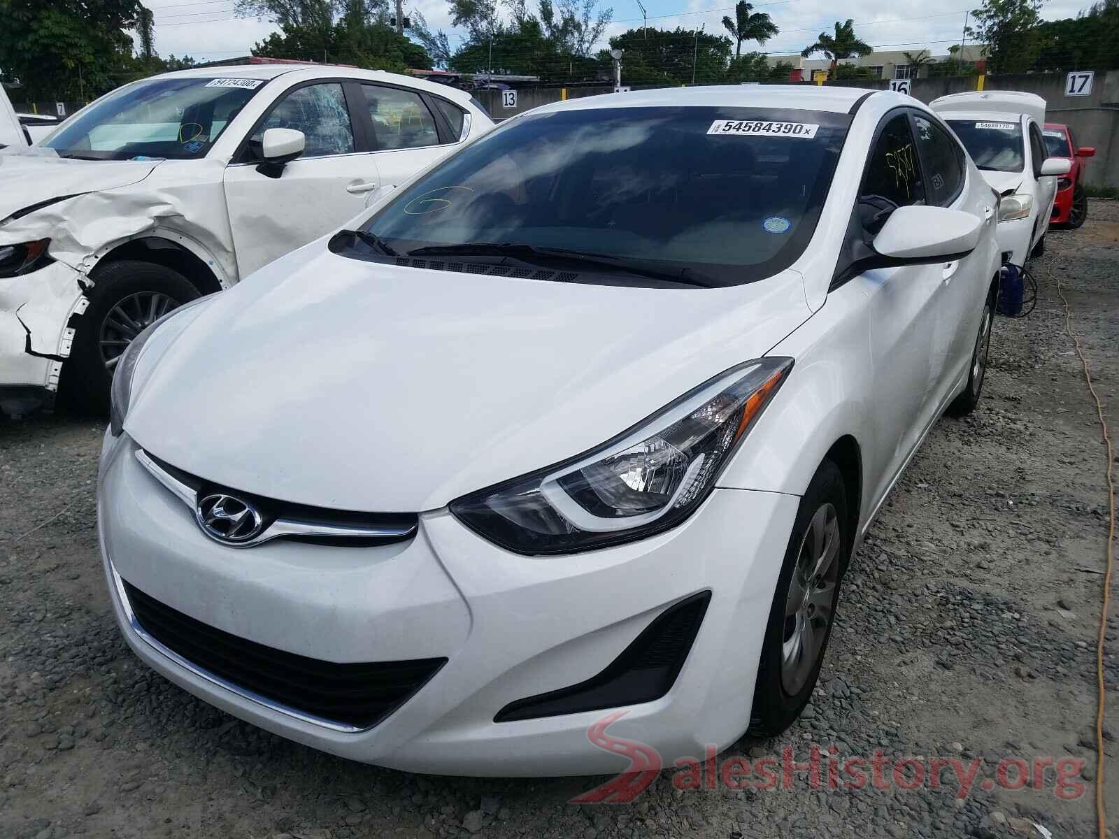 5NPDH4AE5GH770901 2016 HYUNDAI ELANTRA