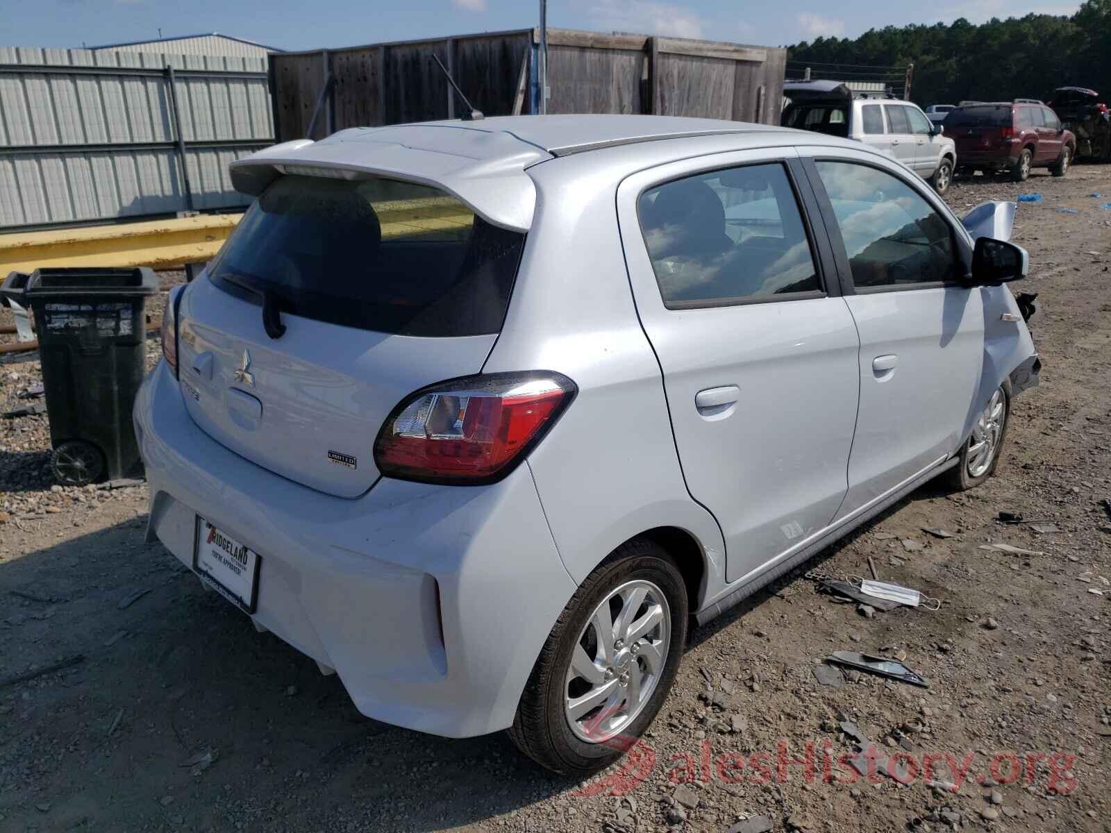 ML32AUHJXMH000818 2021 MITSUBISHI MIRAGE