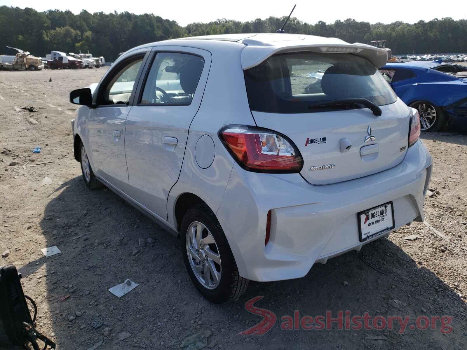 ML32AUHJXMH000818 2021 MITSUBISHI MIRAGE