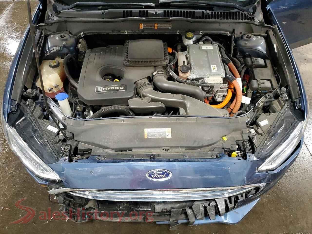 2018 FORD FUSION VIN 3FA6P0RU4JR242129, VIN plate