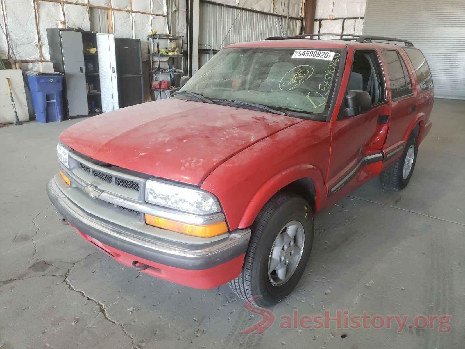 1GNDT13W51K220102 2001 CHEVROLET BLAZER