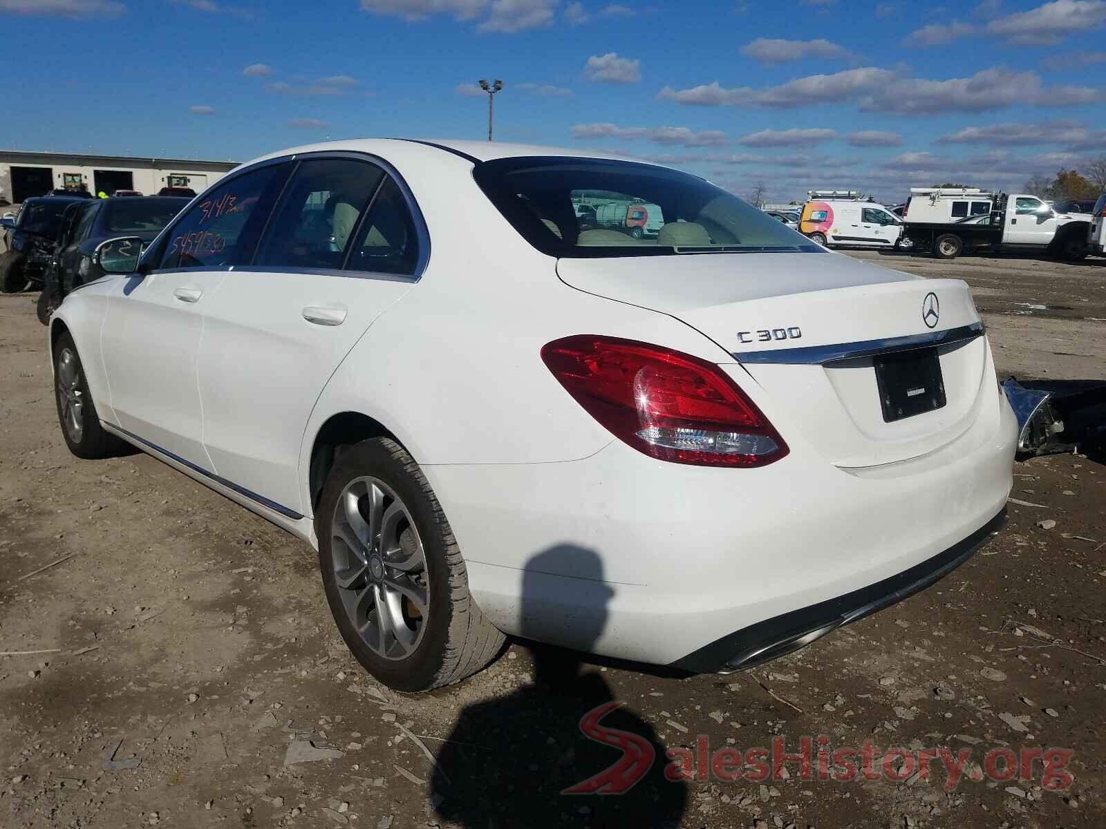 55SWF4KB0GU113097 2016 MERCEDES-BENZ C CLASS