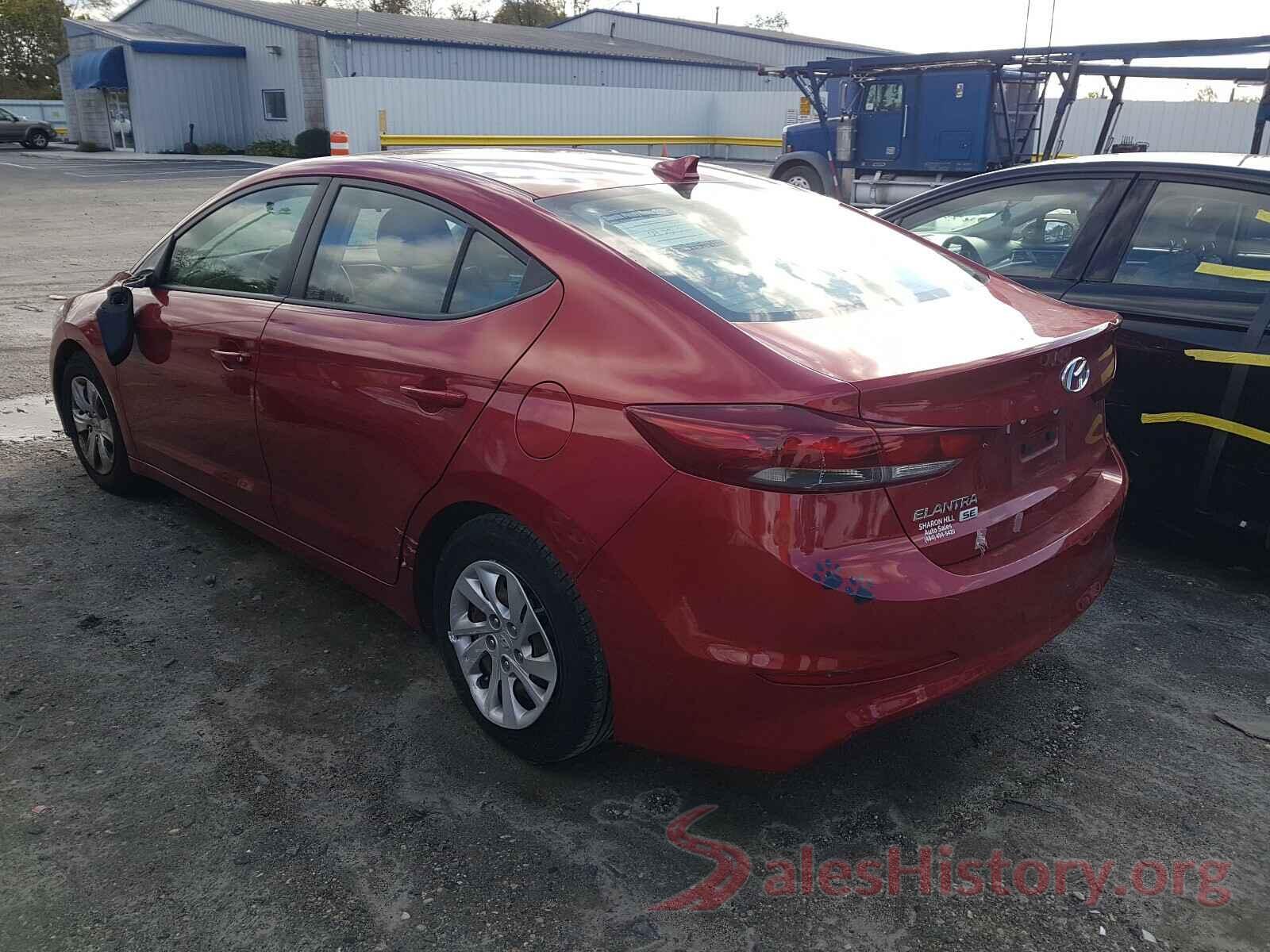 5NPD74LF2HH140862 2017 HYUNDAI ELANTRA