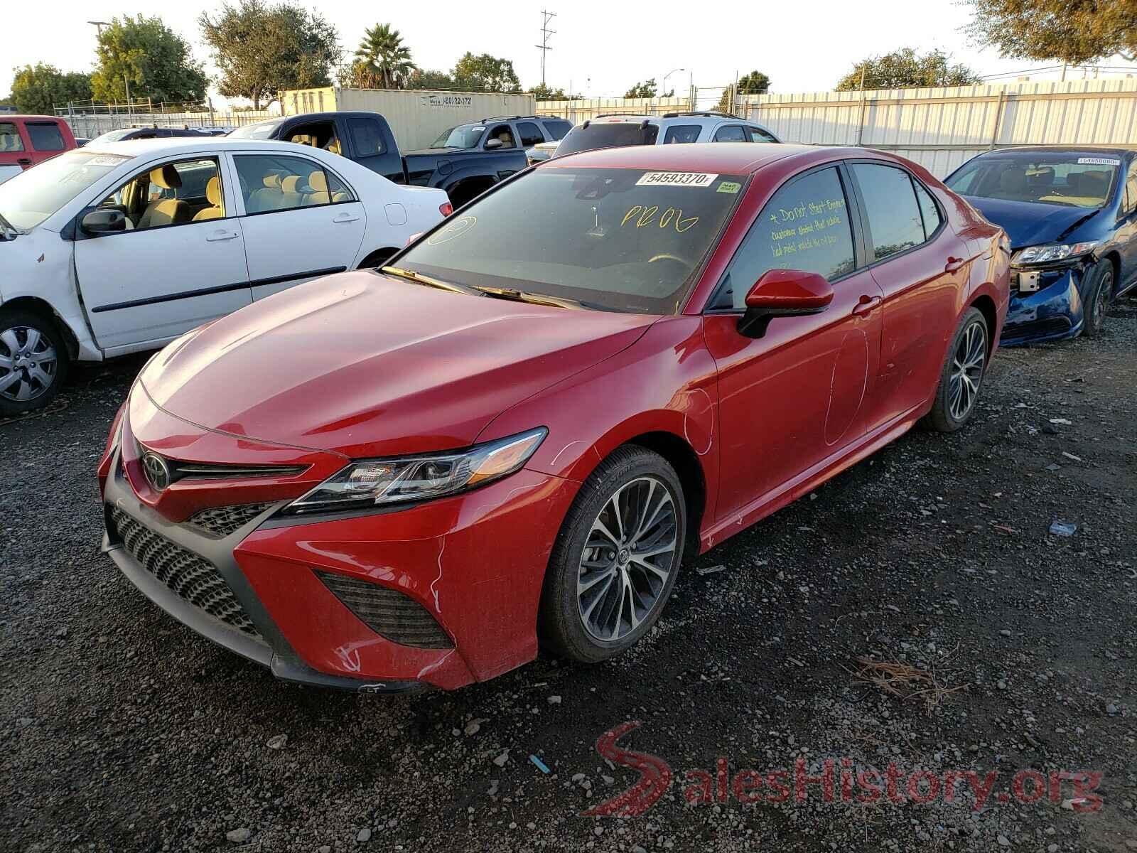 4T1B11HK9KU299450 2019 TOYOTA CAMRY