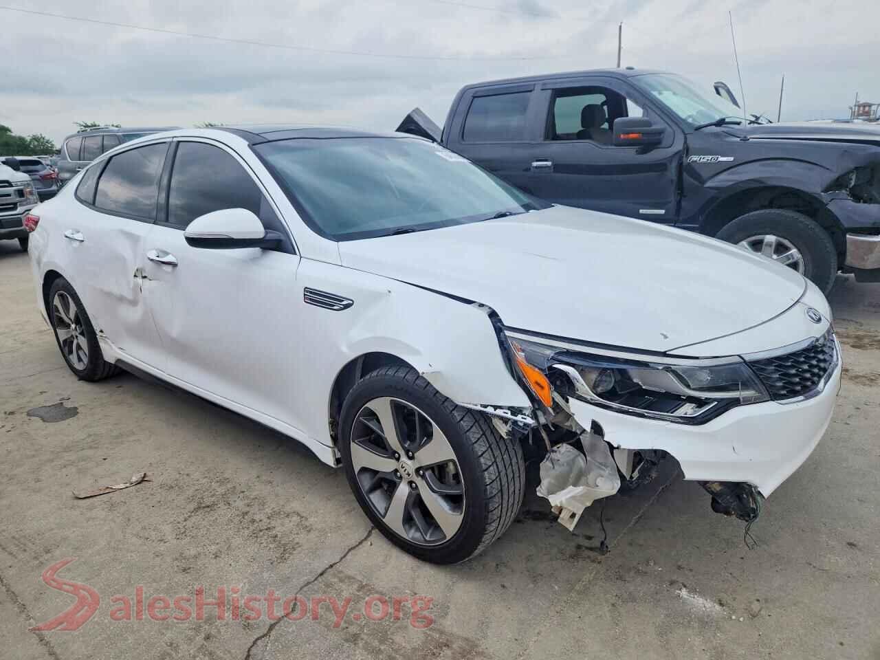 2020 KIA OPTIMA VIN 5XXGT4L37LG418089, rear 3/4 view