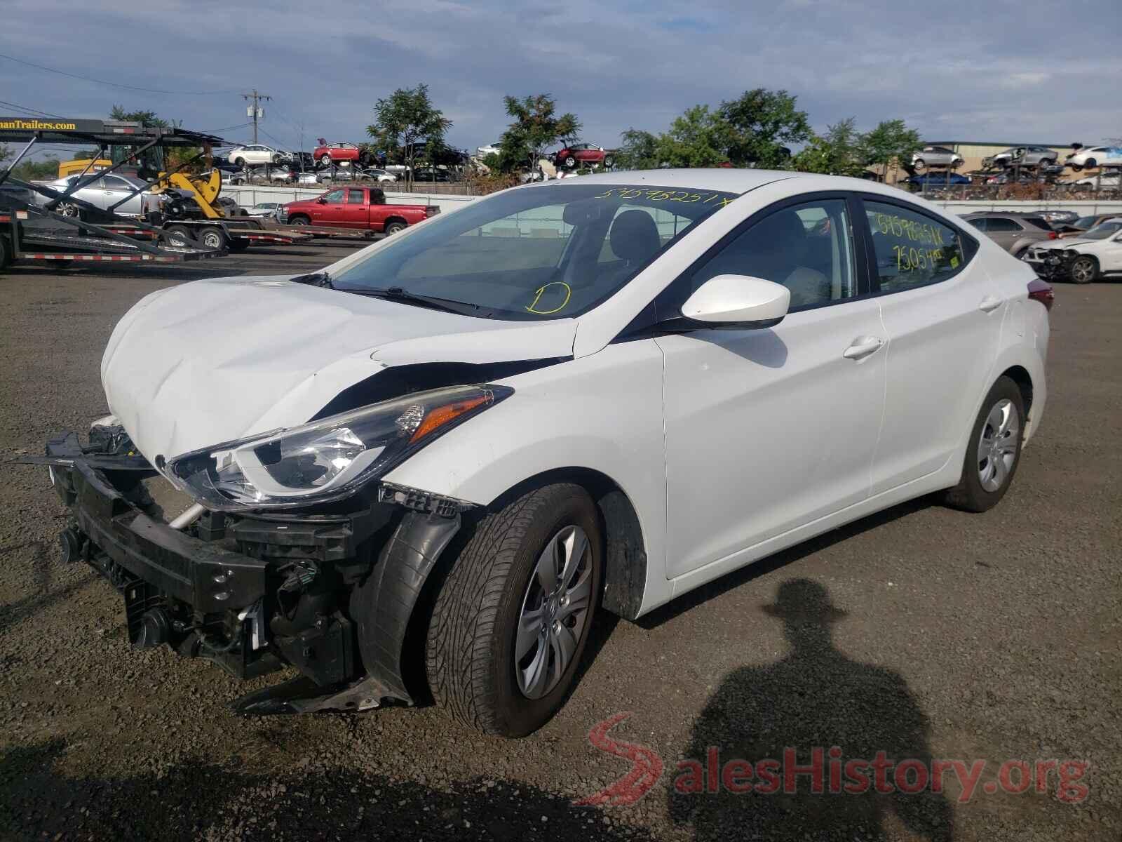 5NPDH4AE5GH762734 2016 HYUNDAI ELANTRA