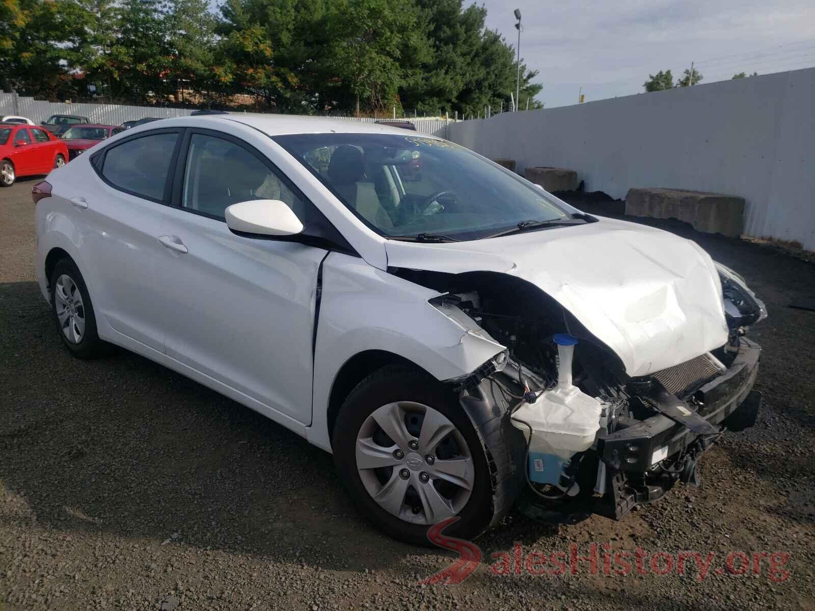 5NPDH4AE5GH762734 2016 HYUNDAI ELANTRA