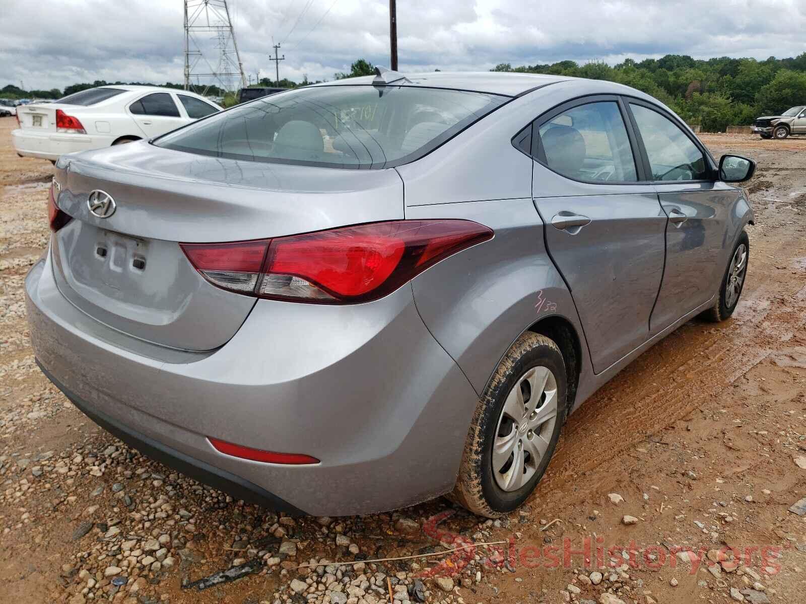 5NPDH4AEXGH748506 2016 HYUNDAI ELANTRA