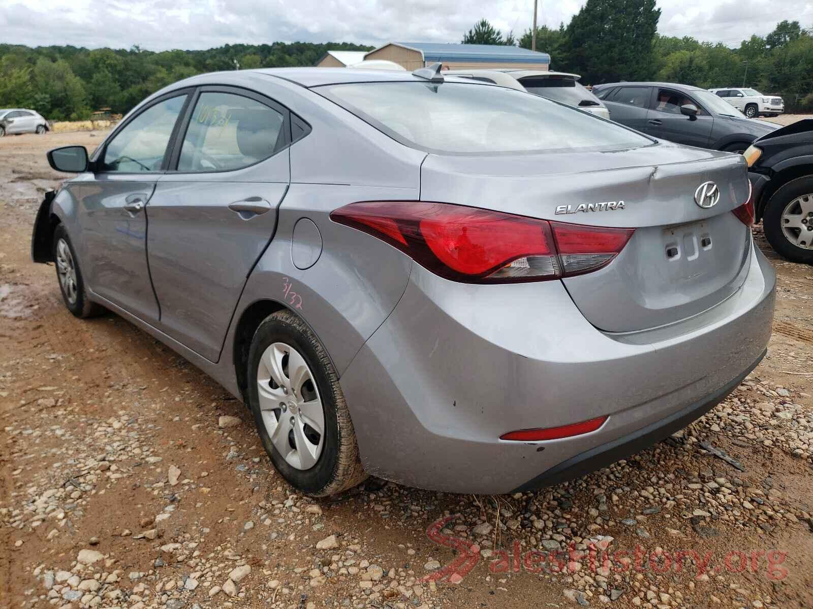 5NPDH4AEXGH748506 2016 HYUNDAI ELANTRA