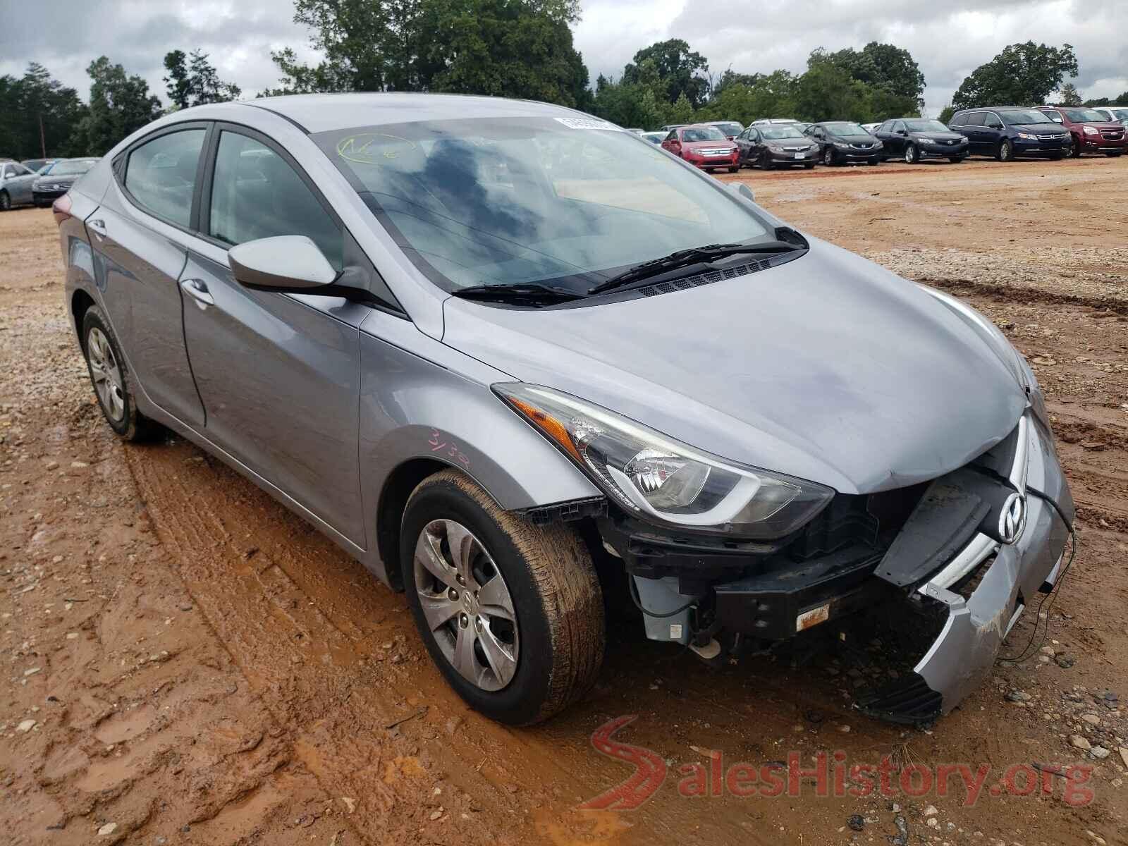 5NPDH4AEXGH748506 2016 HYUNDAI ELANTRA