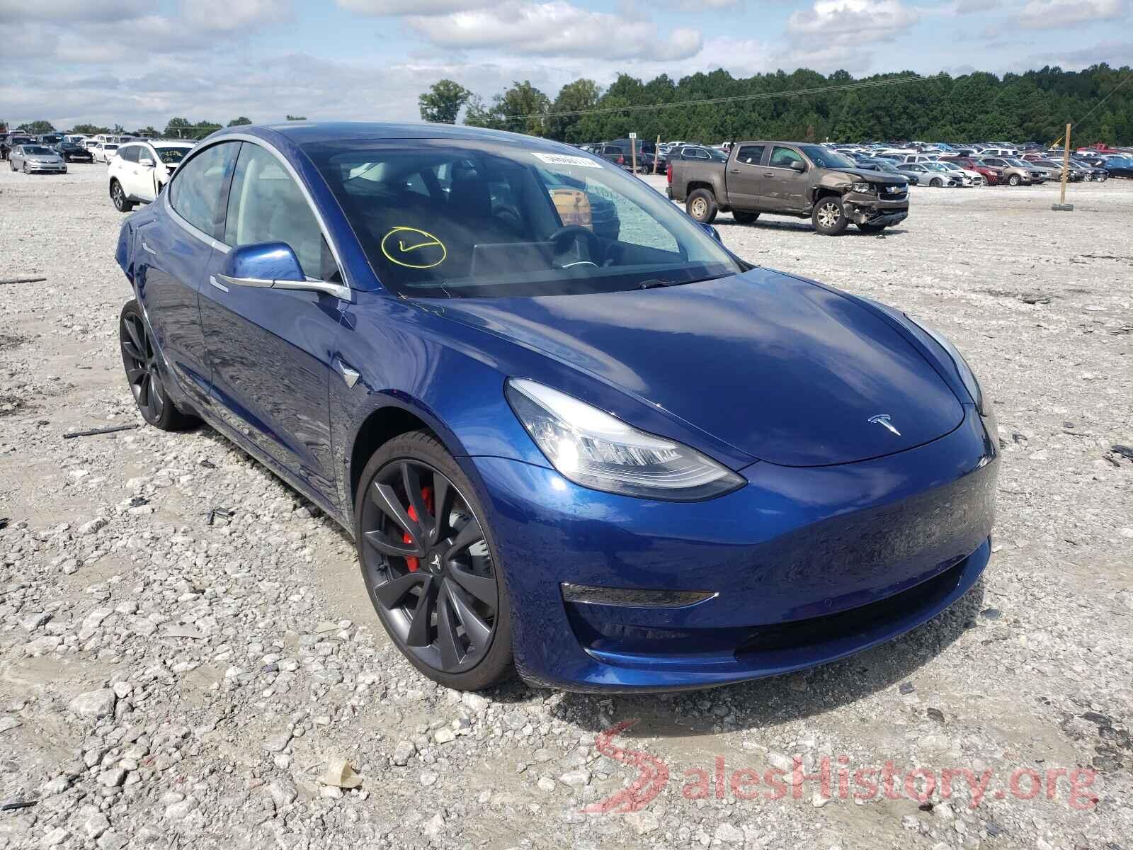 5YJ3E1EC3LF603117 2020 TESLA MODEL 3