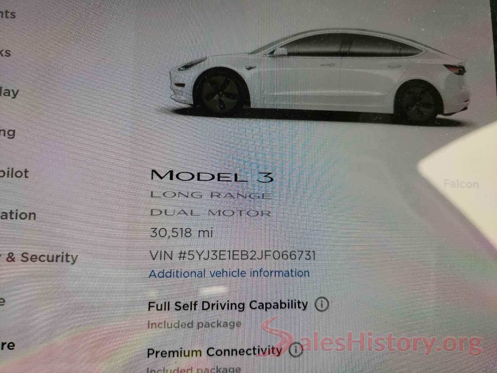 5YJ3E1EB2JF066731 2018 TESLA MODEL 3