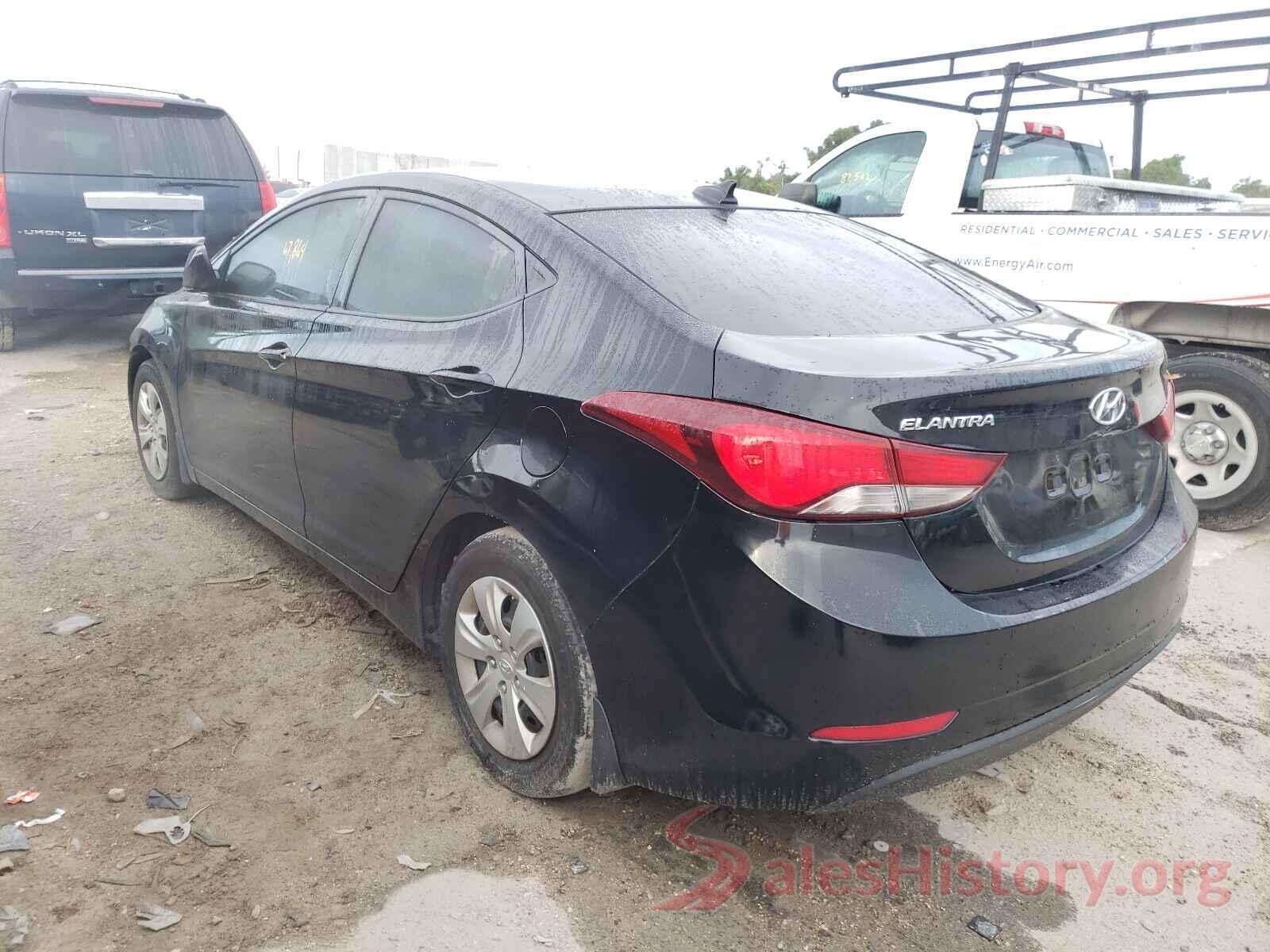 5NPDH4AE8GH797302 2016 HYUNDAI ELANTRA