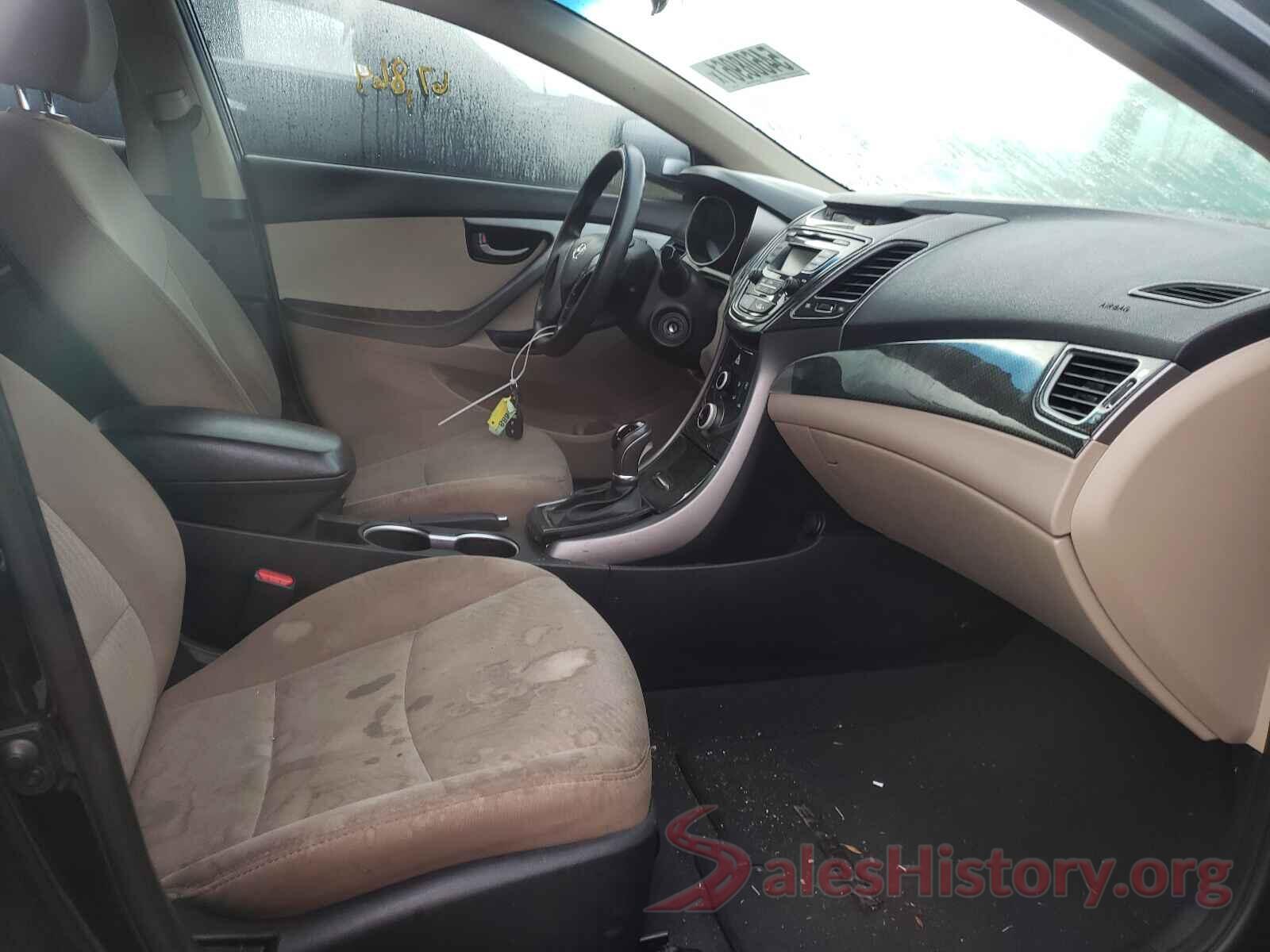 5NPDH4AE8GH797302 2016 HYUNDAI ELANTRA