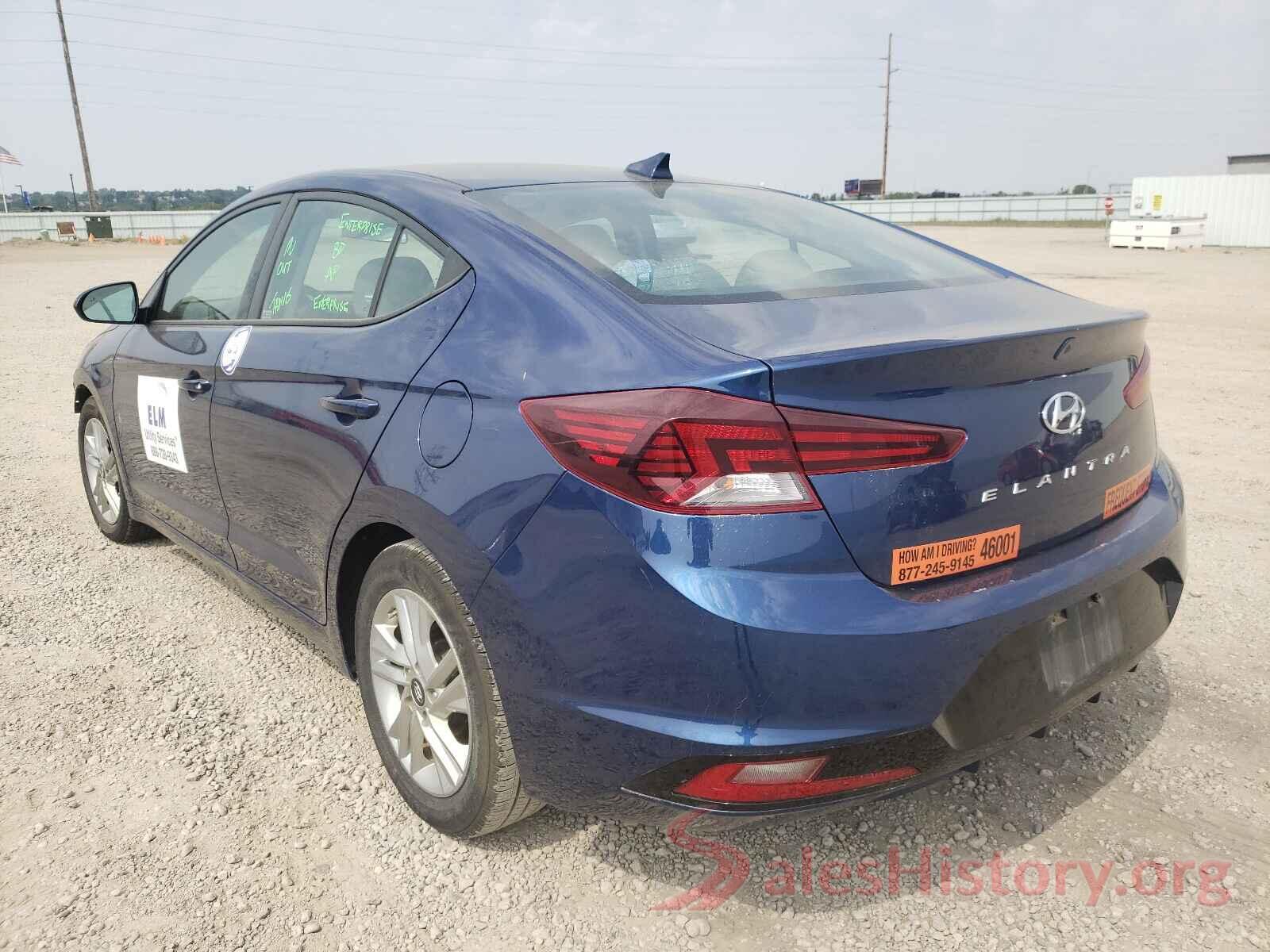 5NPD84LF3LH569885 2020 HYUNDAI ELANTRA