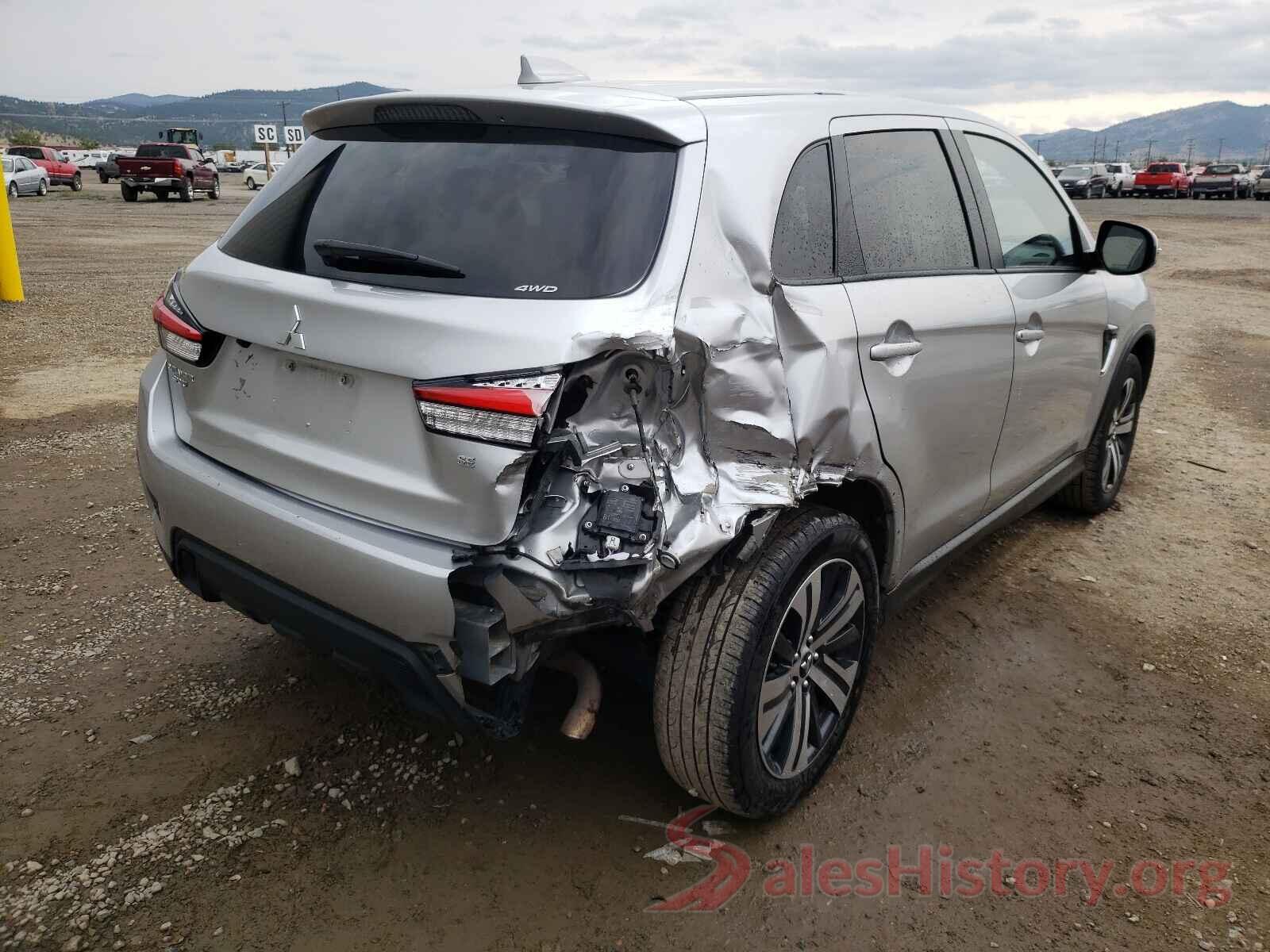 JA4AR3AU7LU024672 2020 MITSUBISHI OUTLANDER