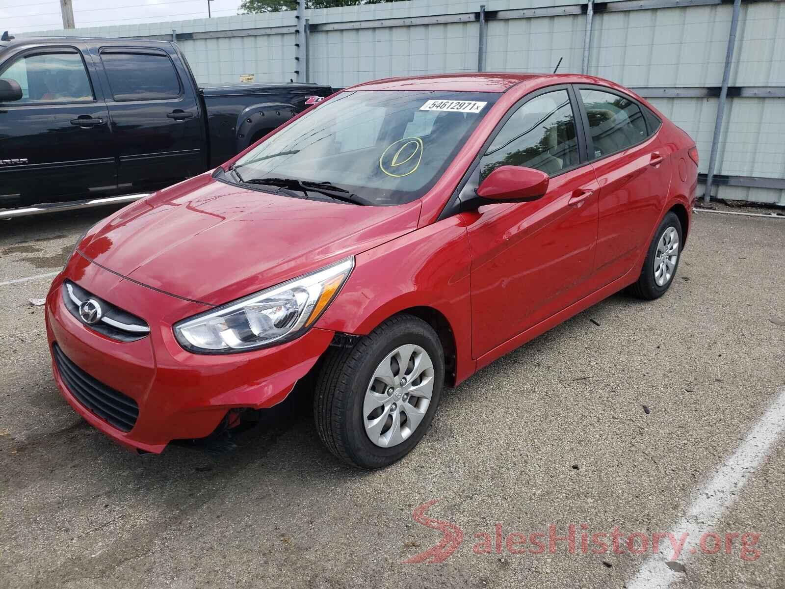 KMHCT4AE2GU051892 2016 HYUNDAI ACCENT