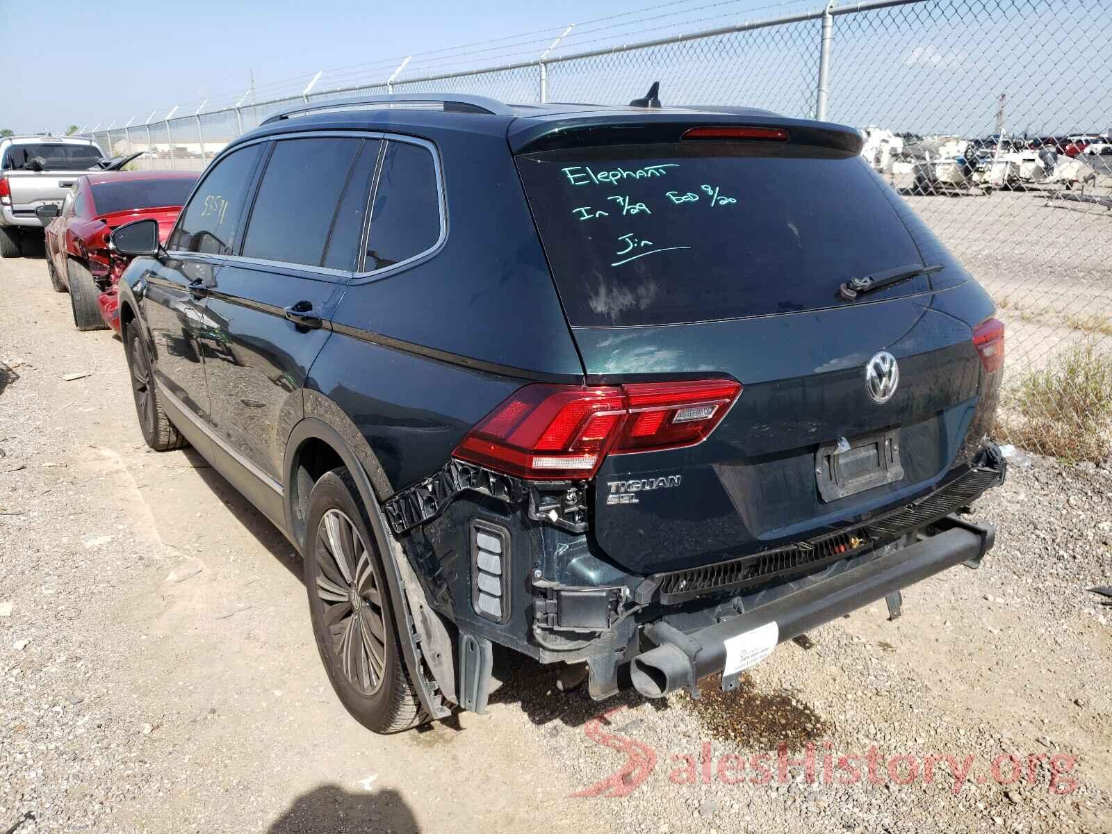 3VV3B7AX0JM067466 2018 VOLKSWAGEN TIGUAN