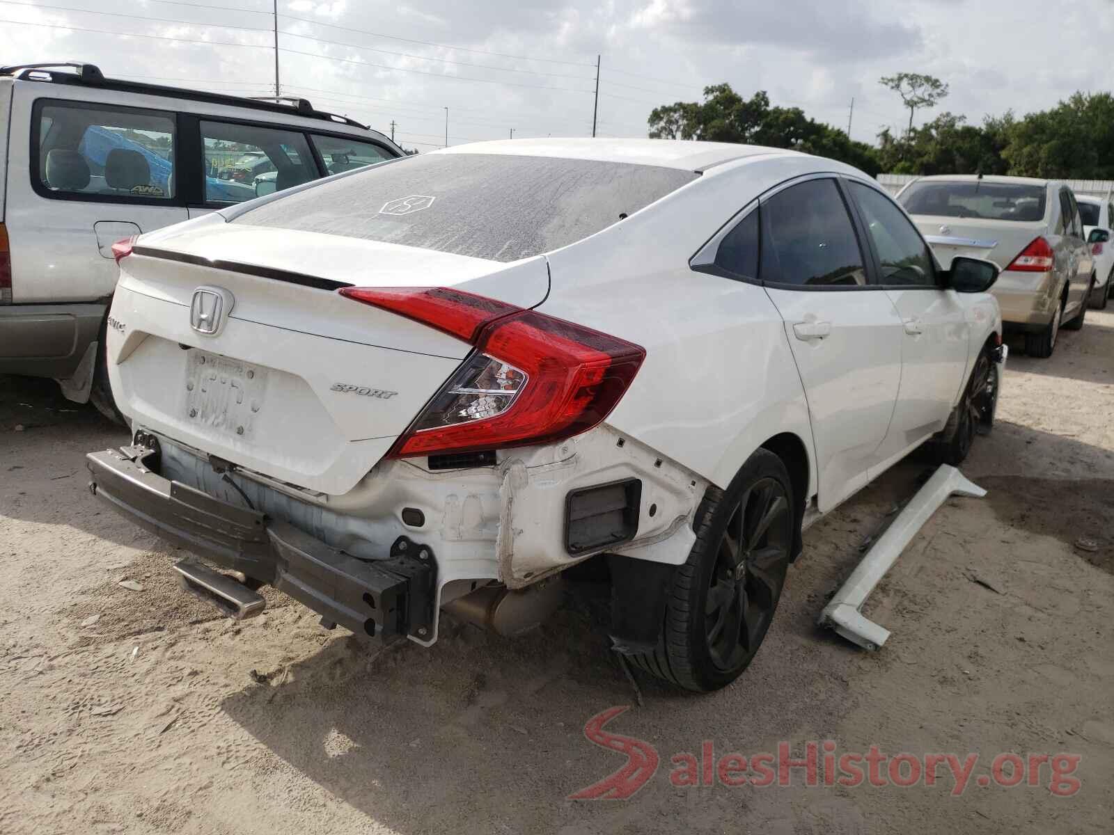 2HGFC2E81KH538444 2019 HONDA CIVIC