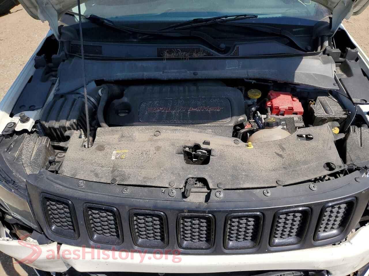 2019 JEEP COMPASS VIN 3C4NJDBB9KT674078, VIN plate