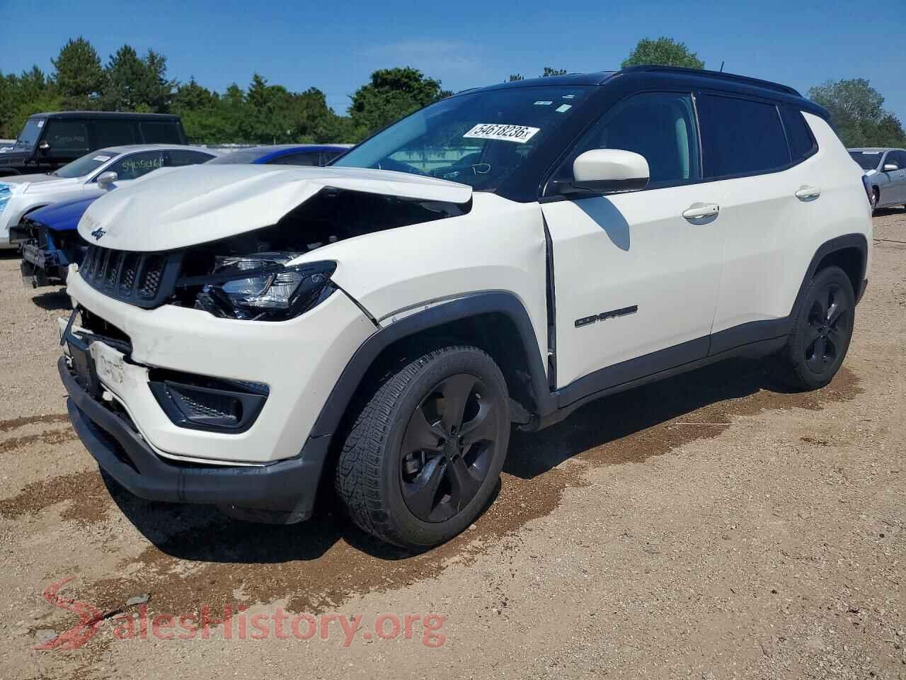 2019 JEEP COMPASS VIN 3C4NJDBB9KT674078, auction photo