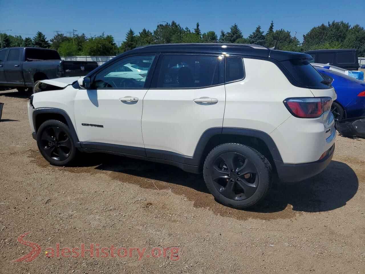 2019 JEEP COMPASS VIN 3C4NJDBB9KT674078, front view