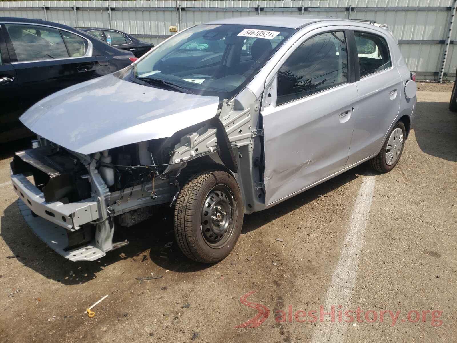 ML32AUHJ7MH004468 2021 MITSUBISHI MIRAGE