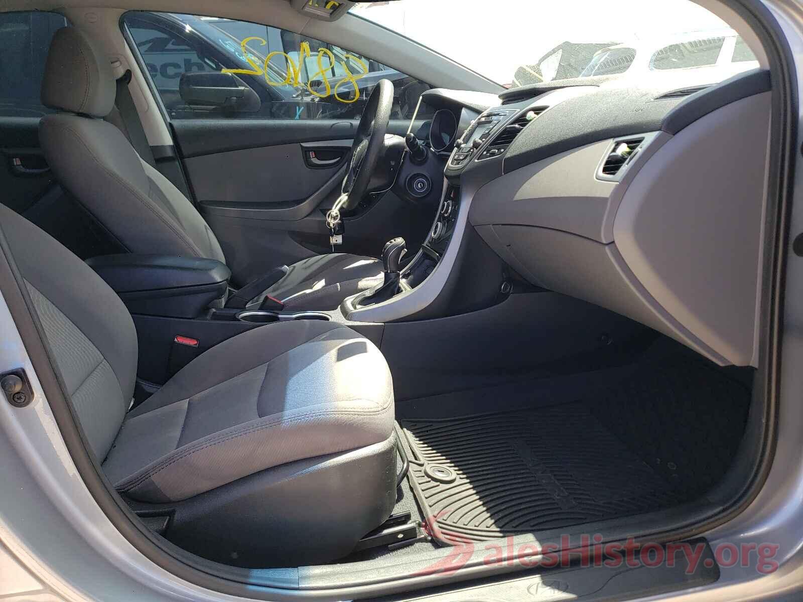 5NPDH4AE6GH705183 2016 HYUNDAI ELANTRA