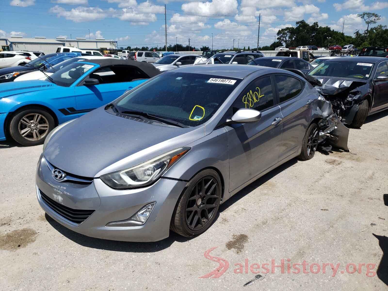 5NPDH4AE6GH705183 2016 HYUNDAI ELANTRA