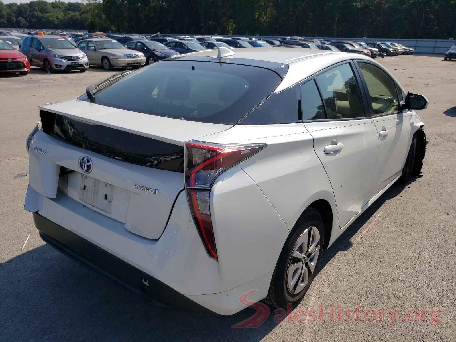 JTDKBRFU7G3514342 2016 TOYOTA PRIUS