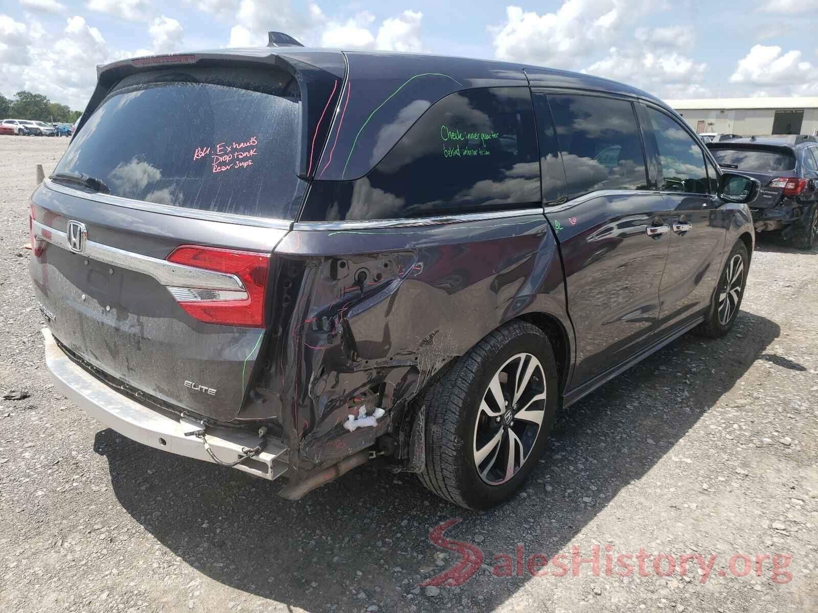 5FNRL6H94KB055544 2019 HONDA ODYSSEY