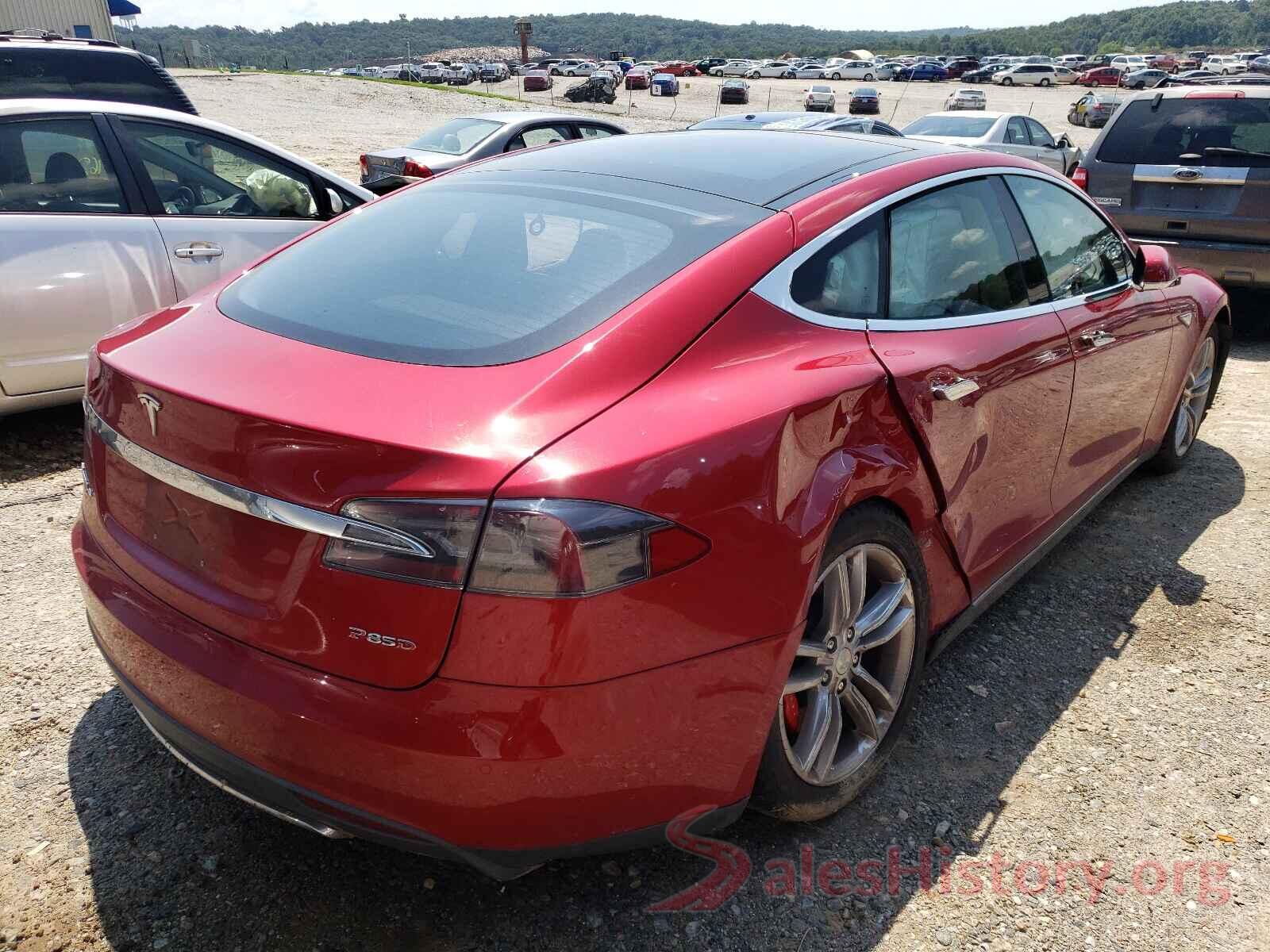 5YJSA1H2XEFP66215 2014 TESLA MODEL S