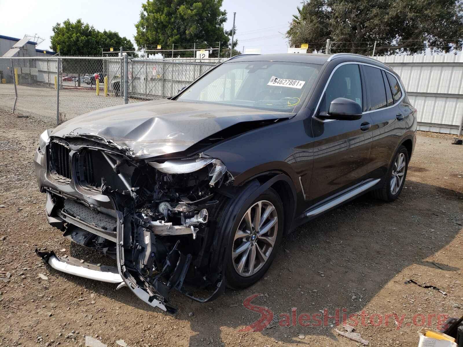 5UXTR7C5XKLE97242 2019 BMW X3