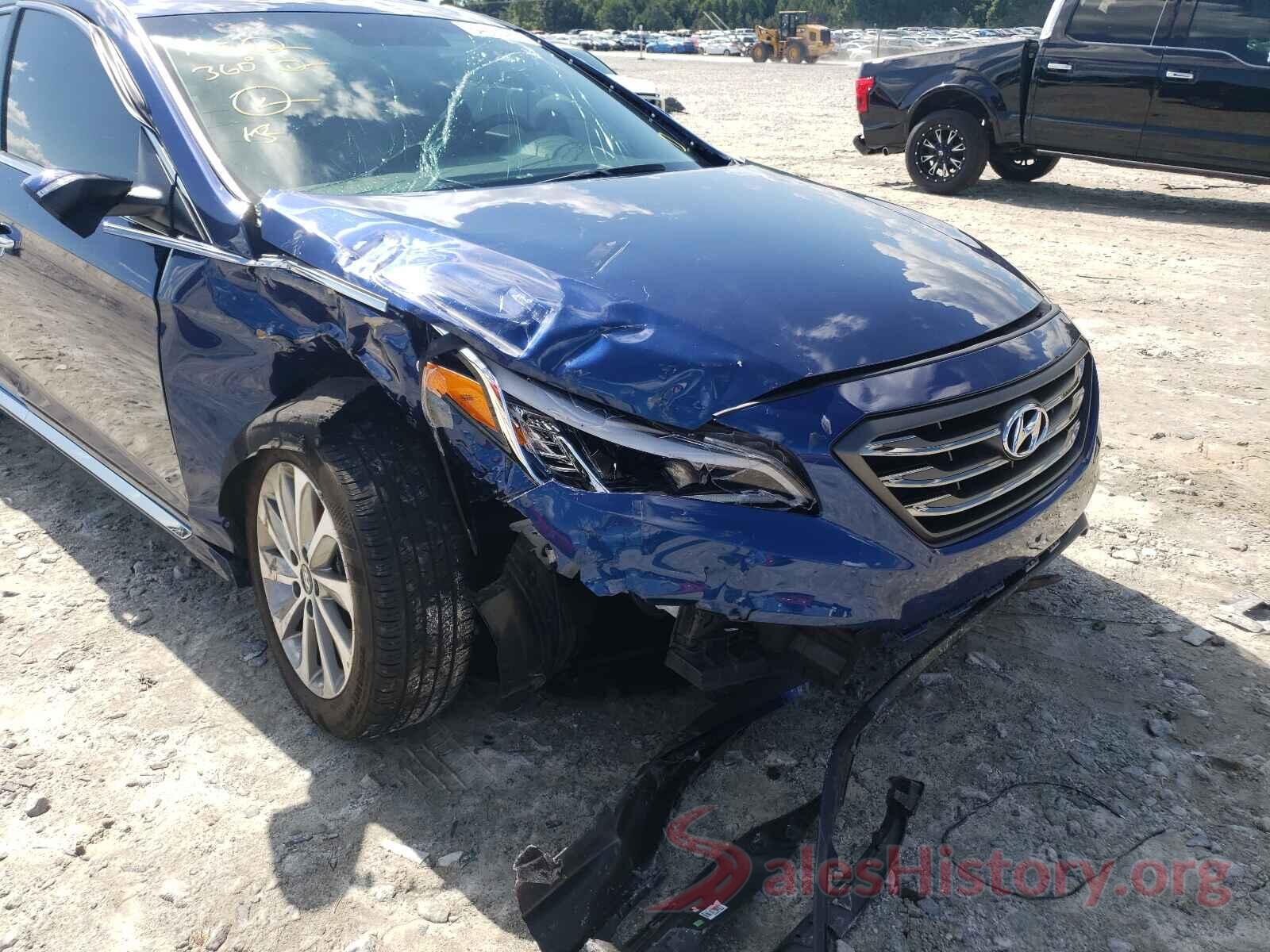 5NPE34AF2HH476207 2017 HYUNDAI SONATA