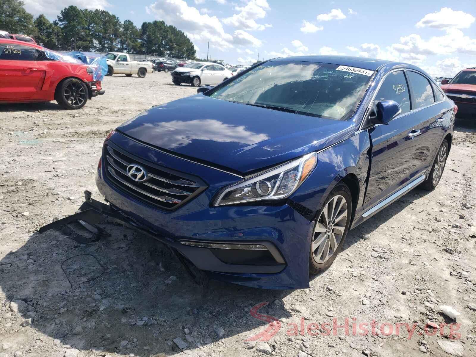 5NPE34AF2HH476207 2017 HYUNDAI SONATA