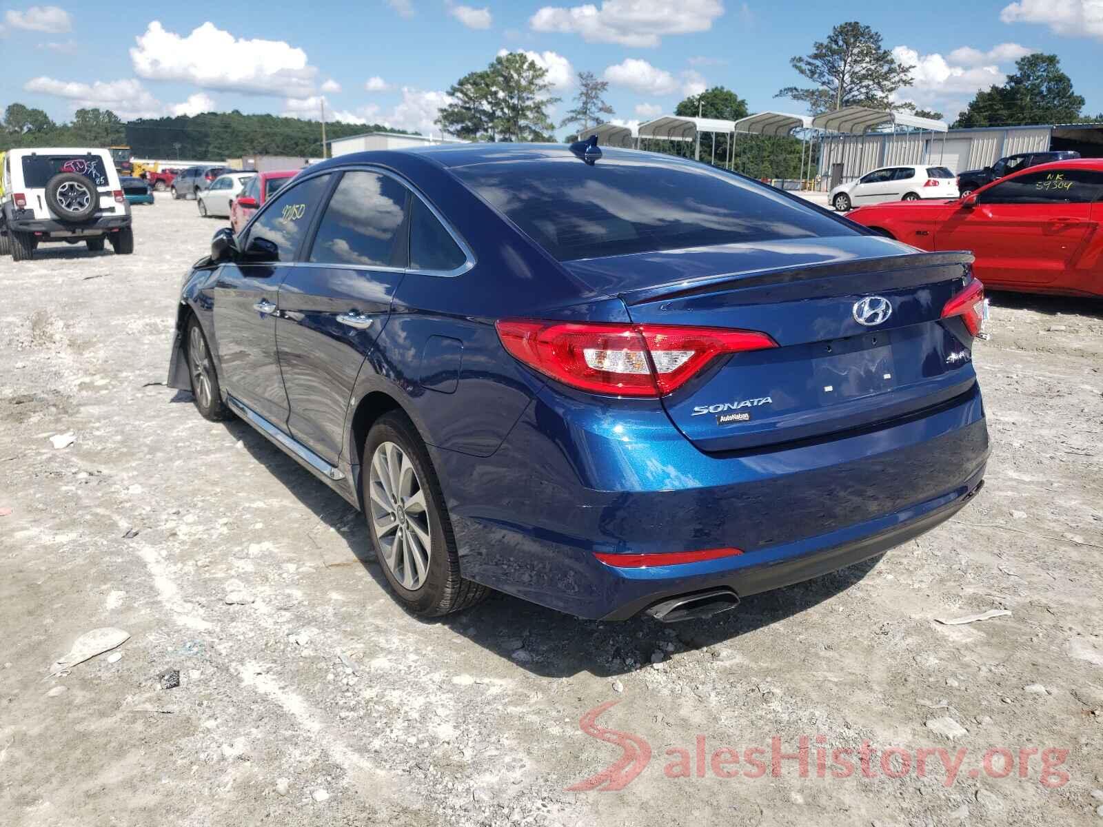 5NPE34AF2HH476207 2017 HYUNDAI SONATA