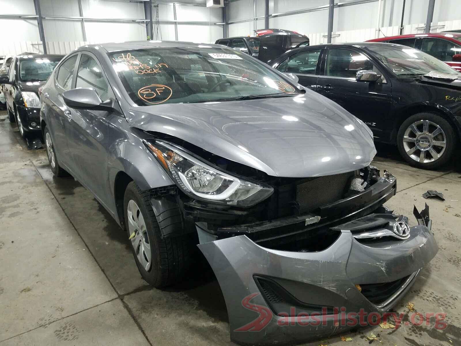 KMHDH4AE4GU632543 2016 HYUNDAI ELANTRA