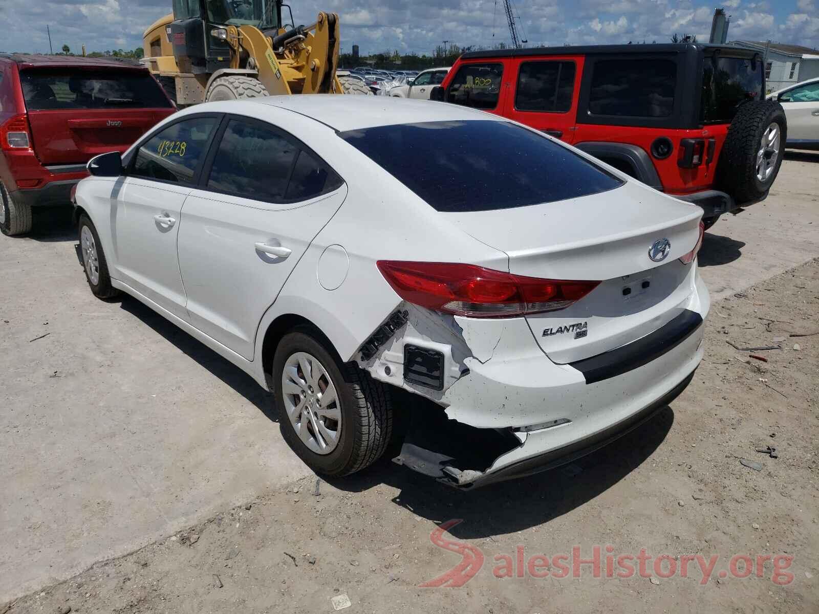 5NPD74LFXJH250709 2018 HYUNDAI ELANTRA