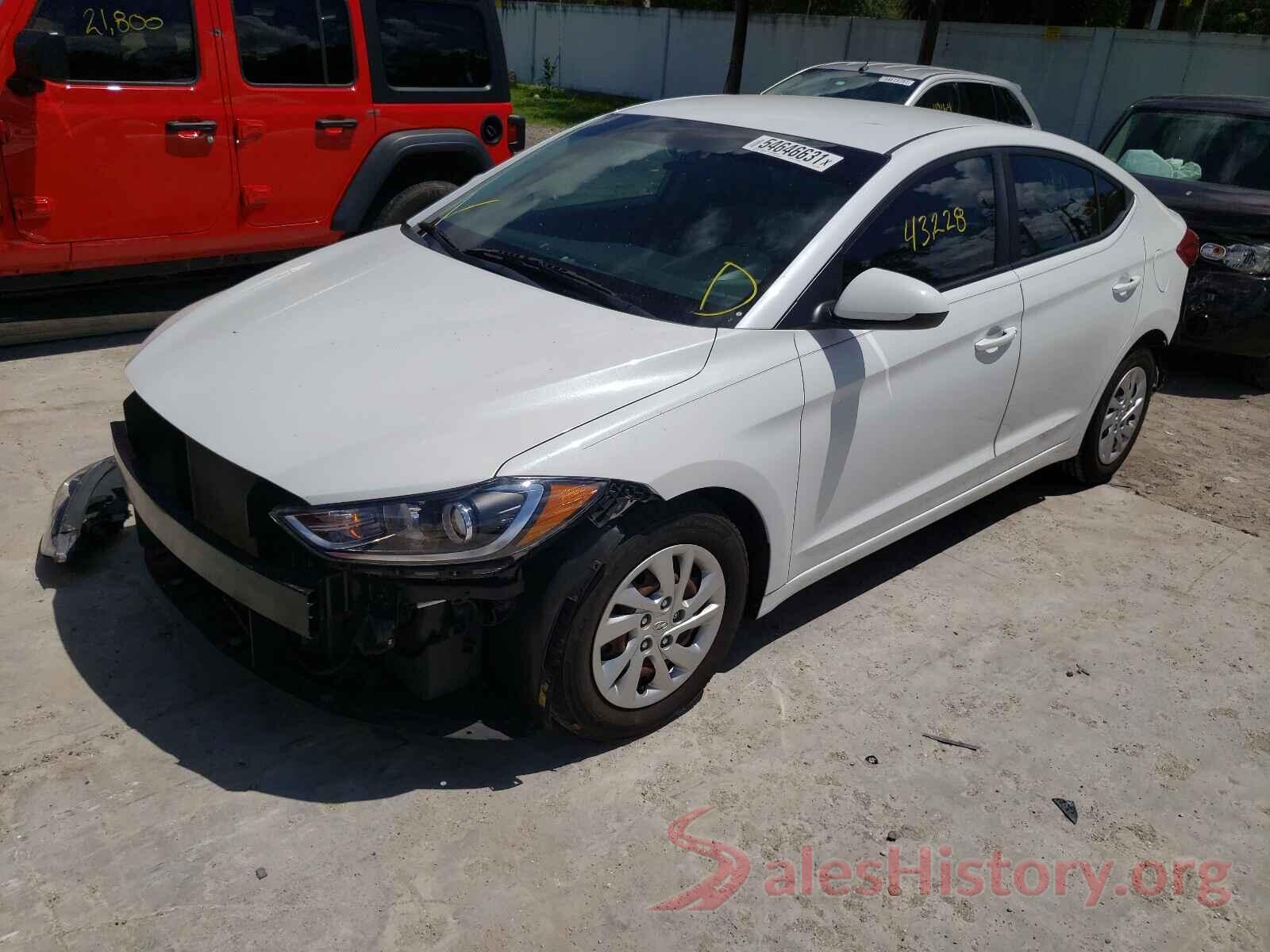 5NPD74LFXJH250709 2018 HYUNDAI ELANTRA