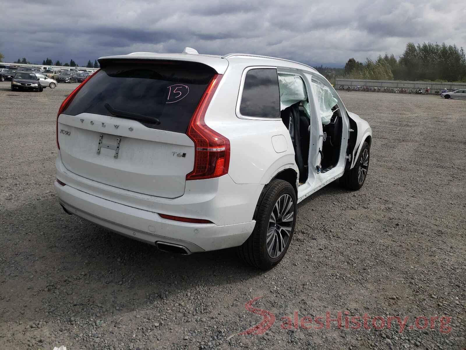 YV4A22PK7L1601600 2020 VOLVO XC90