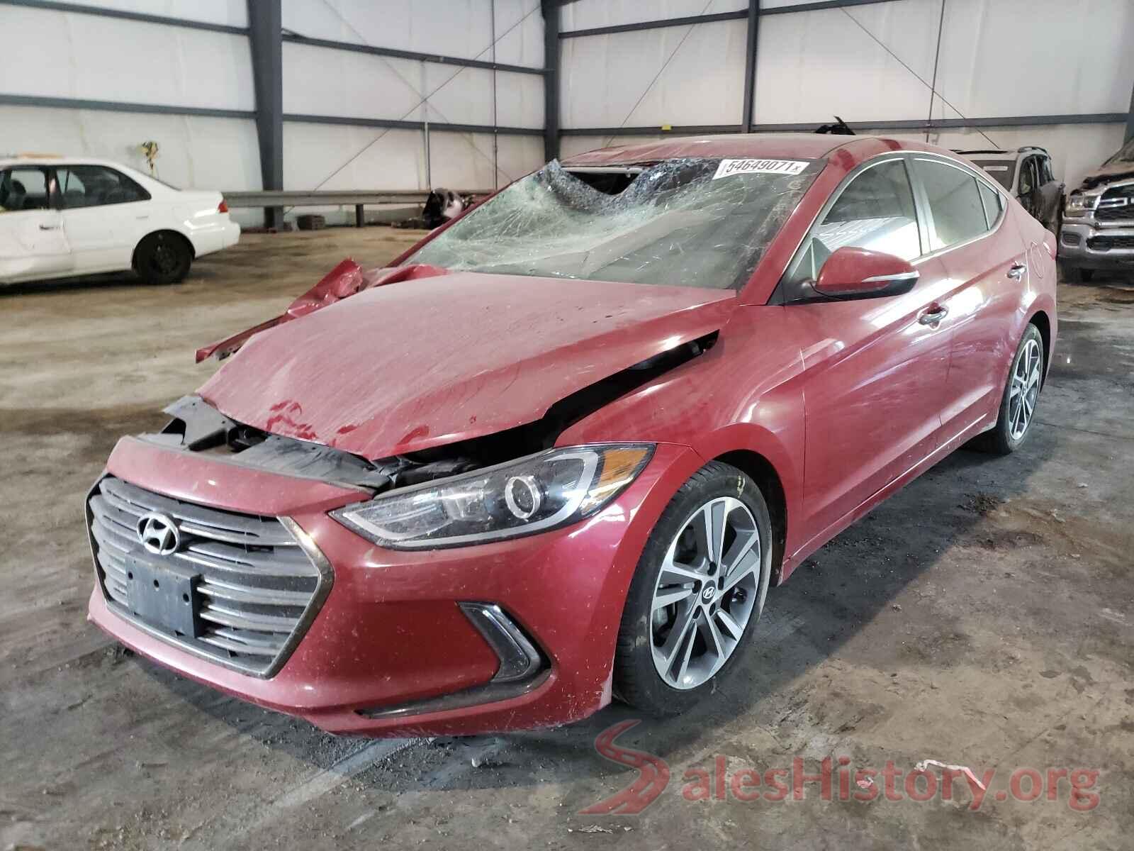 5NPD84LF1HH070056 2017 HYUNDAI ELANTRA