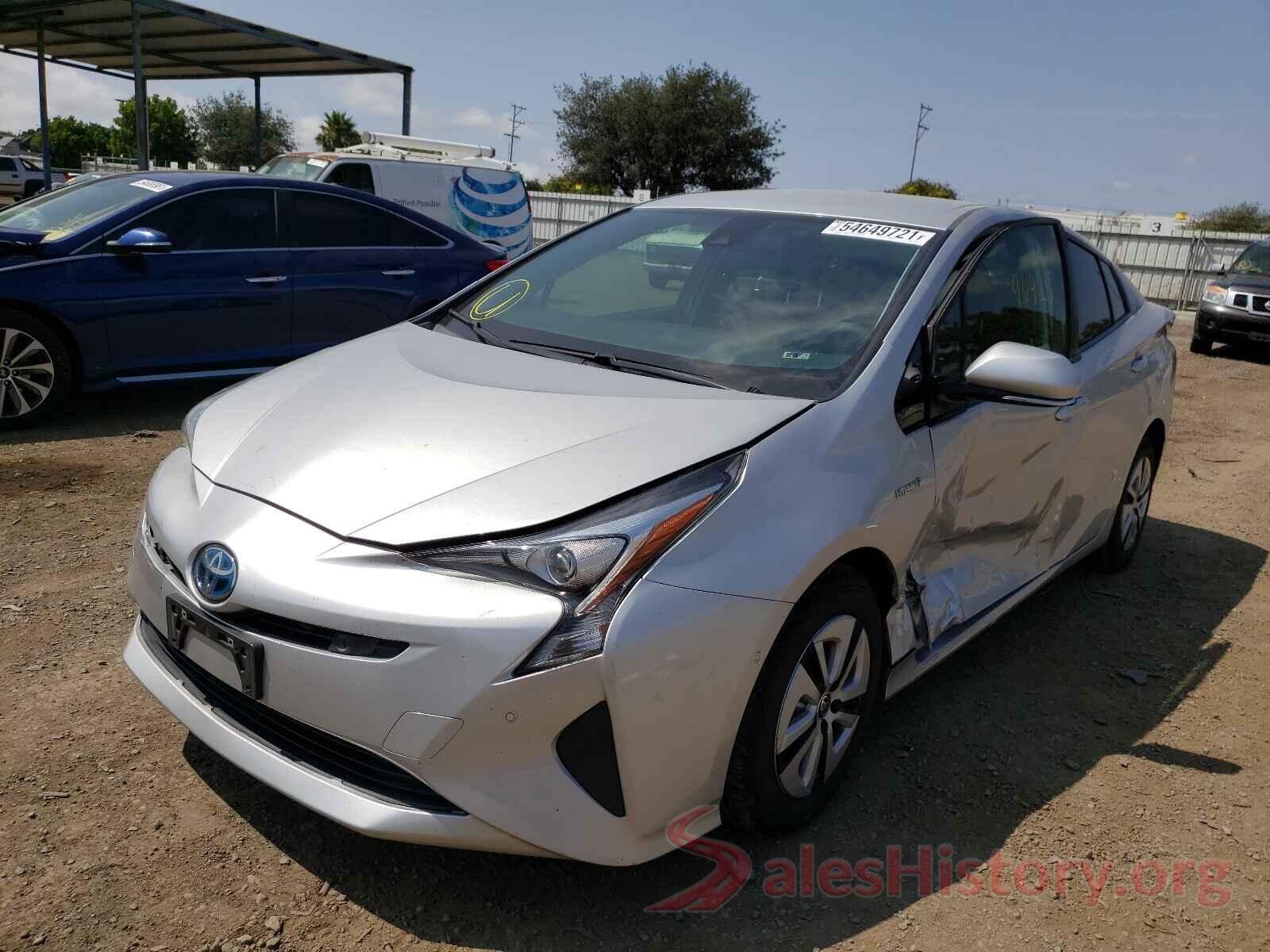 JTDKBRFU7J3581496 2018 TOYOTA PRIUS