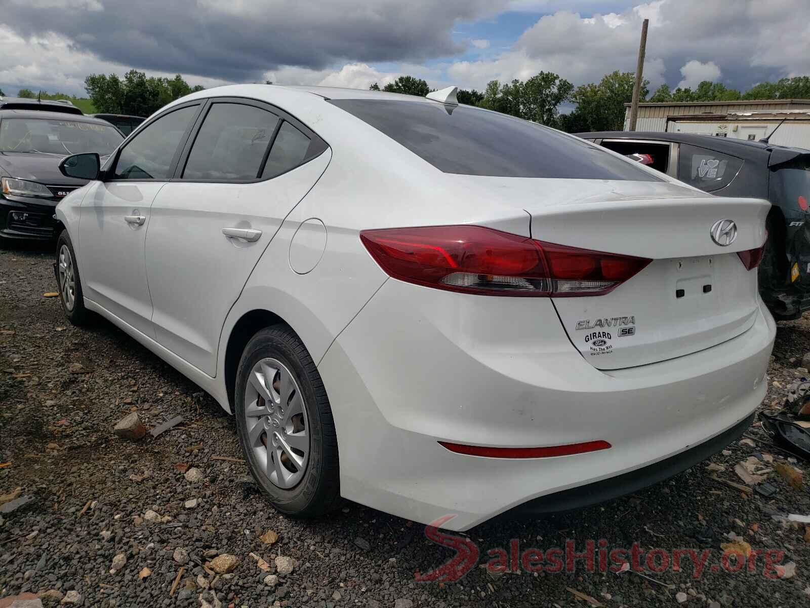 5NPD74LF5HH131279 2017 HYUNDAI ELANTRA