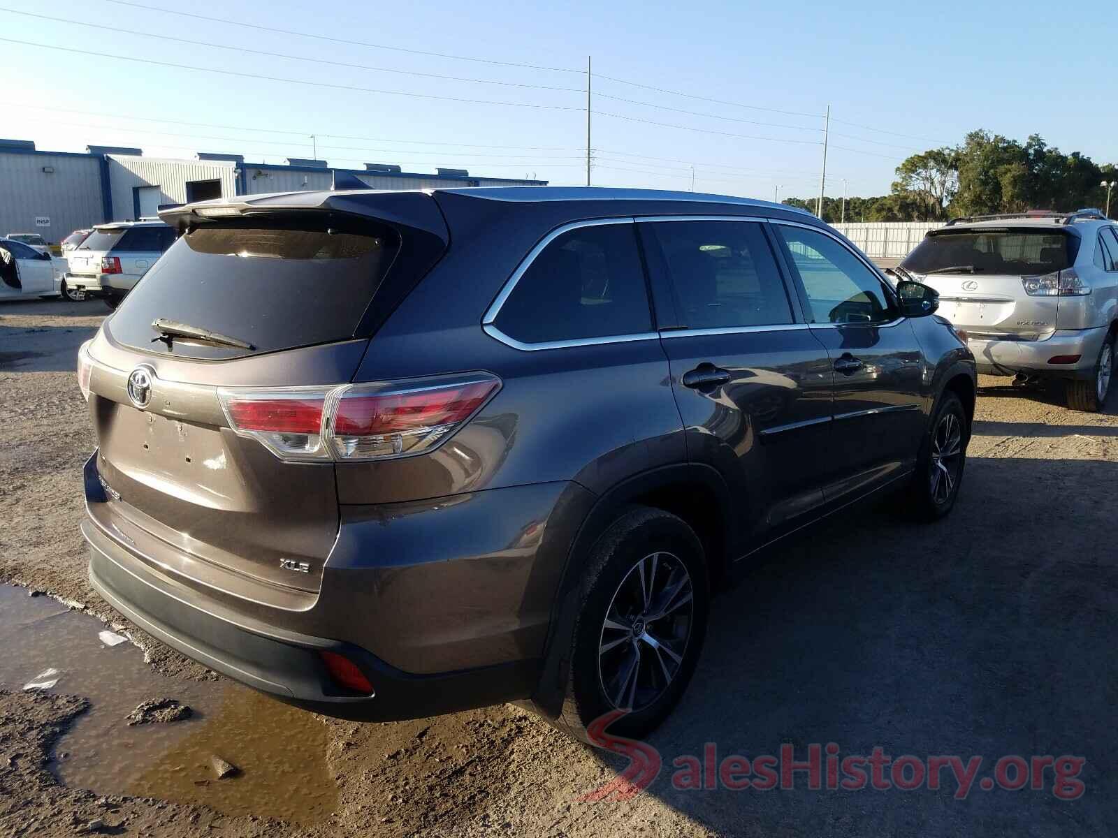 5TDKKRFH4GS125868 2016 TOYOTA HIGHLANDER