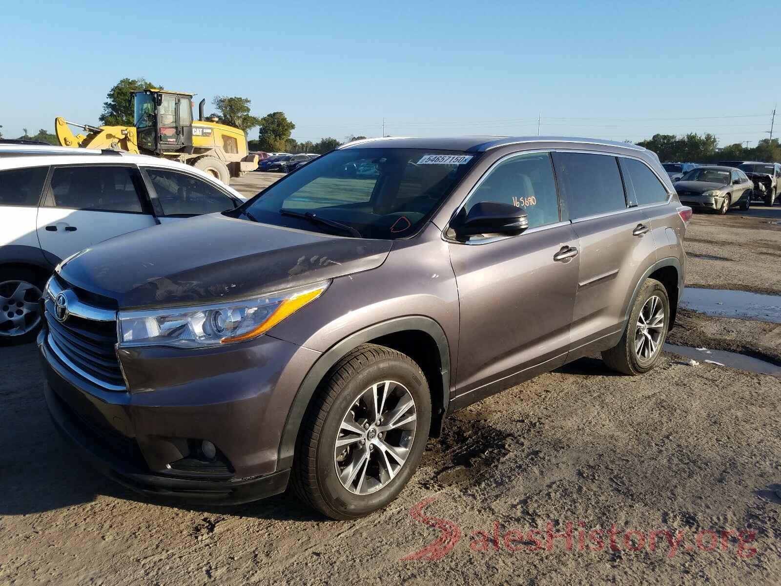 5TDKKRFH4GS125868 2016 TOYOTA HIGHLANDER