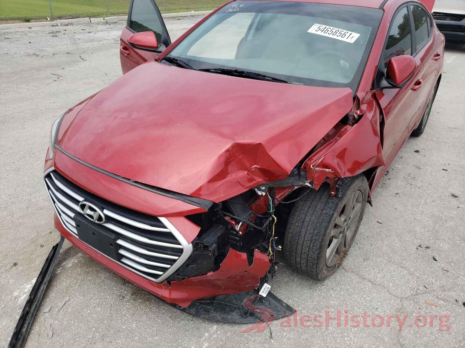 5NPD84LF0JH335264 2018 HYUNDAI ELANTRA